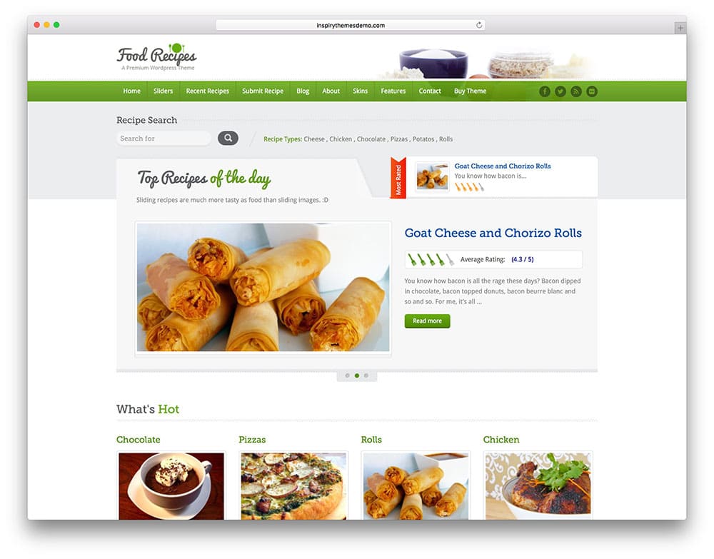 food-recipes-classic-directory-theme