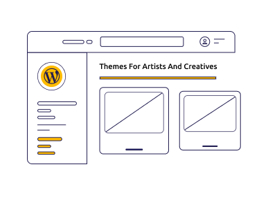 Top WordPress Themes For Artists and Creatives