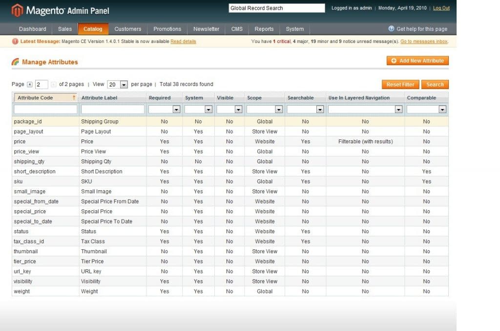 productmatrix