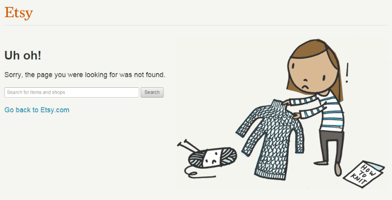 404 page