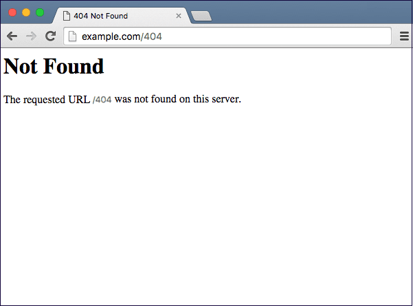 404 page, generic 404 page