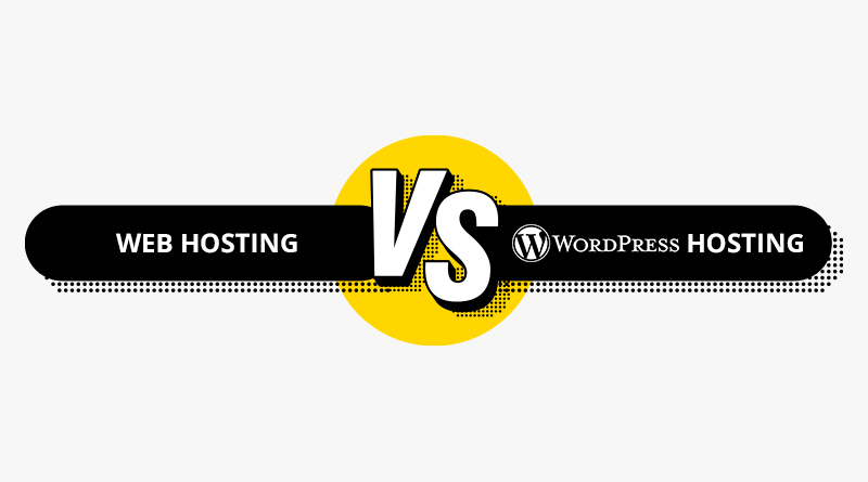 web hosting vs WordPress hosting web hosting and wordpress hosting difference