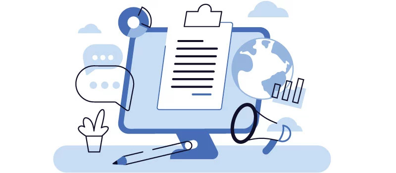 unstructured website layout
