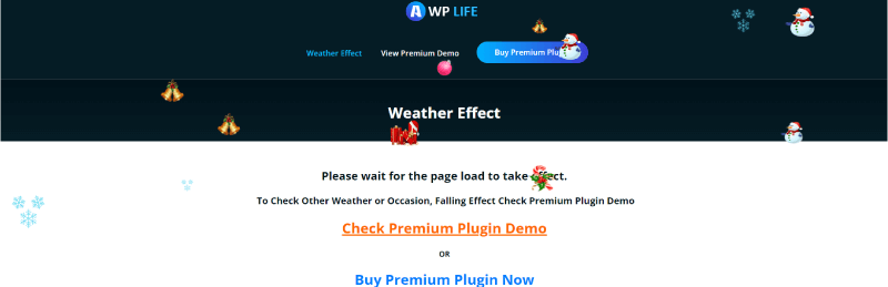 Weather Effect