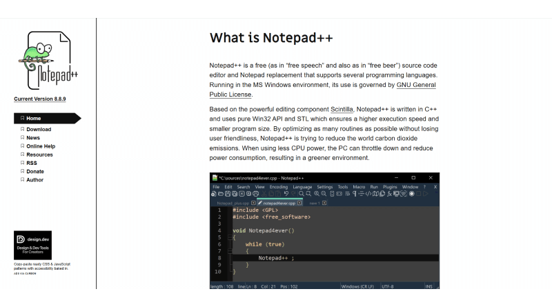 notepad++-html-editor