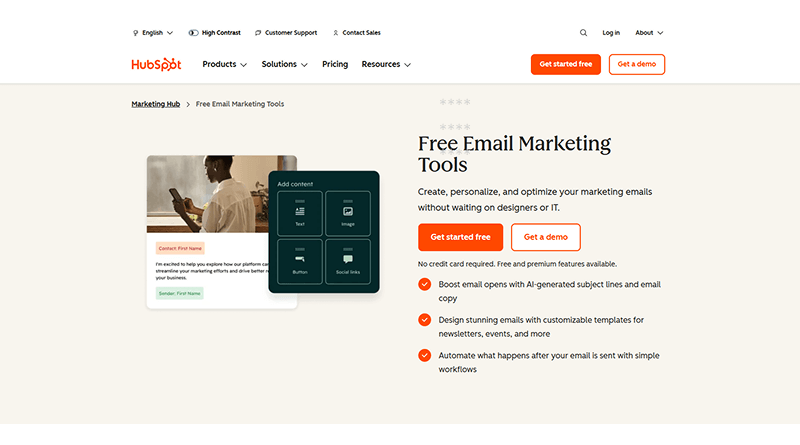 hubspot-email-marketing-tool
