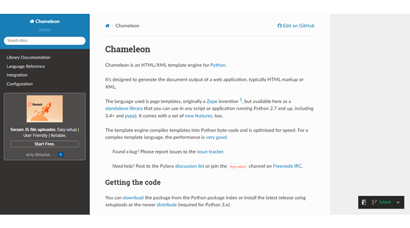 chameleon-python-template-engine