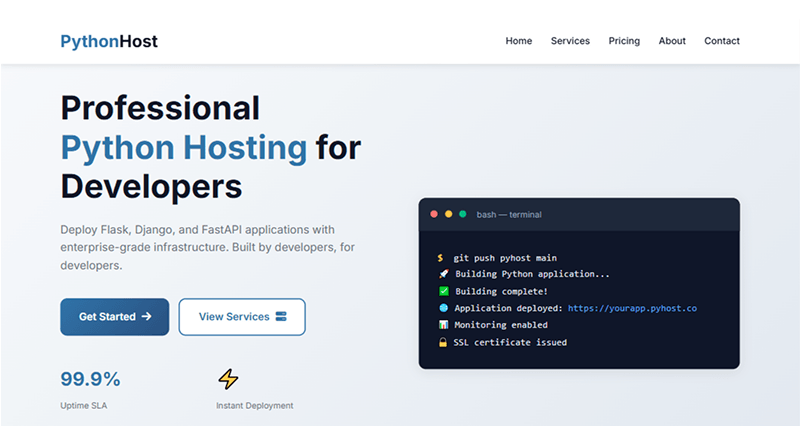 pythonhost-python-hosting-proider