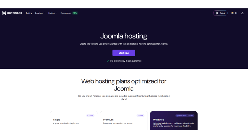 hostinger-joomla-hosting-provider