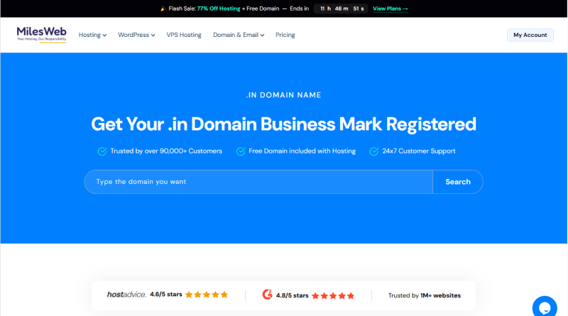milesweb-in-domain-registration-services