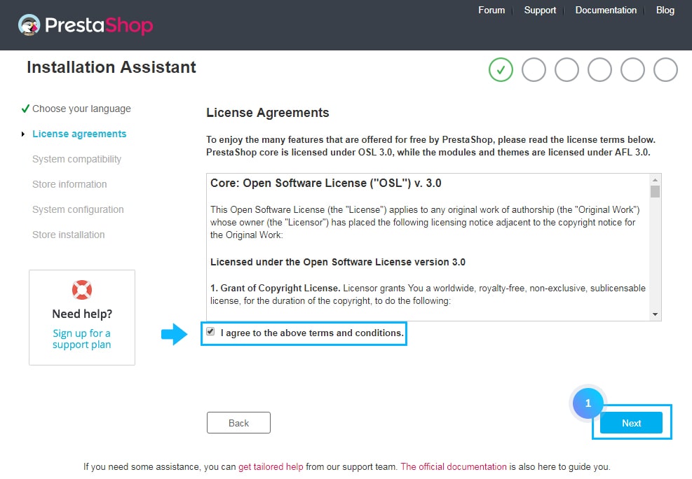 PrestaShop license