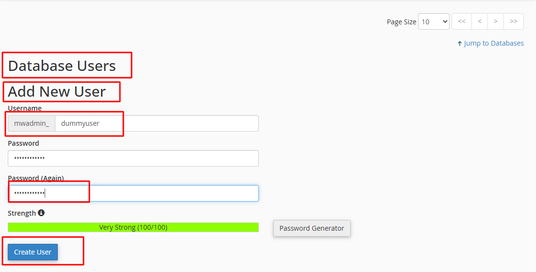 Add New User to the Database