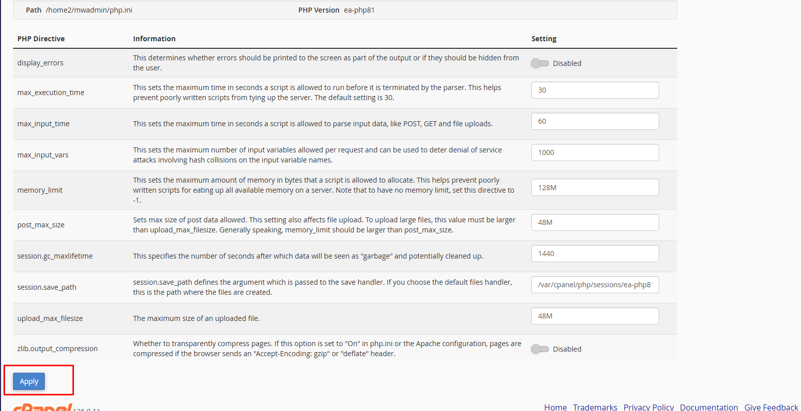 click-apply-configurations