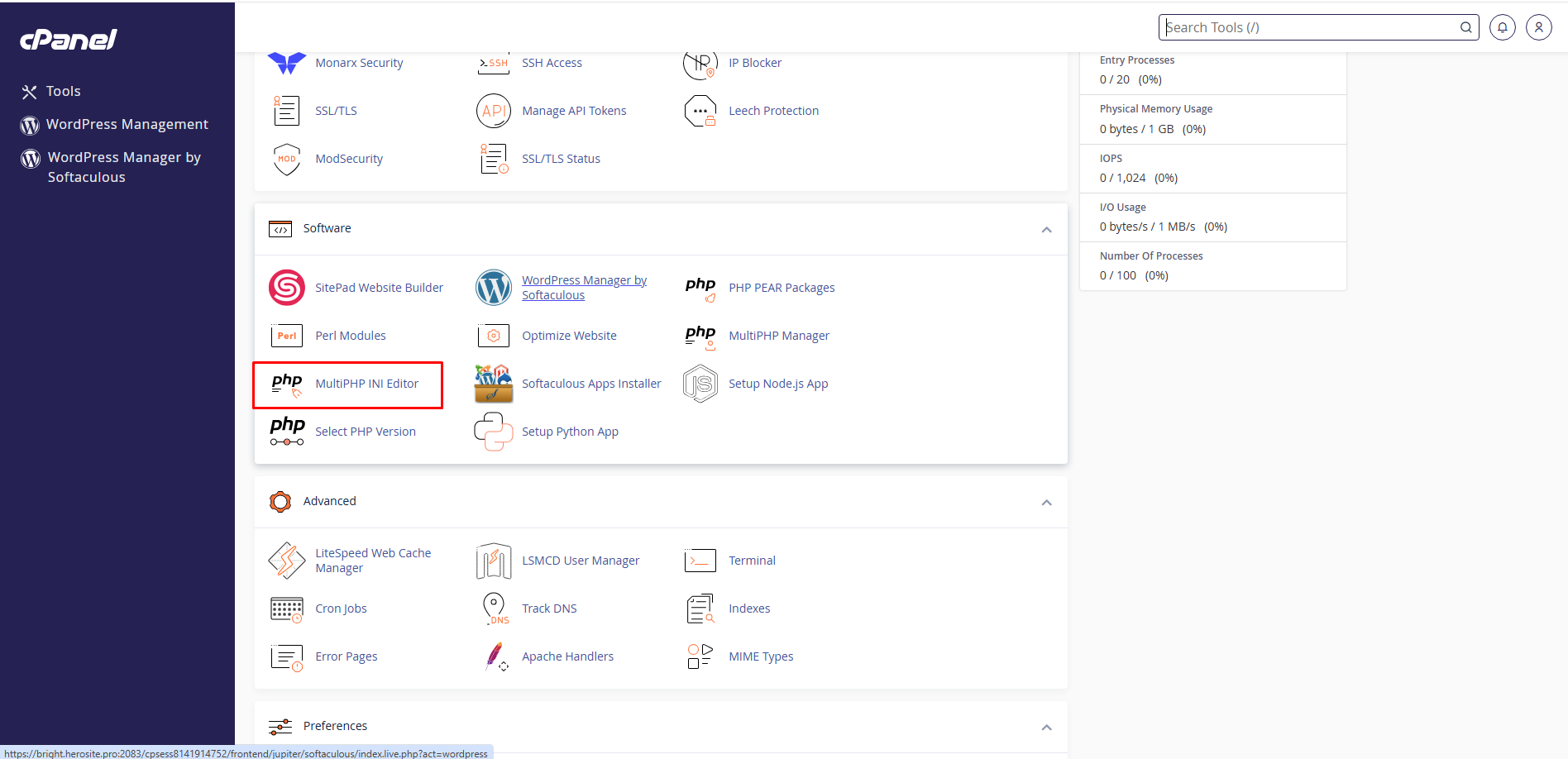MultiPHP INI Editor