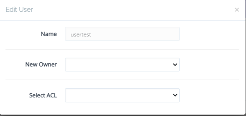 Modify the User Settings