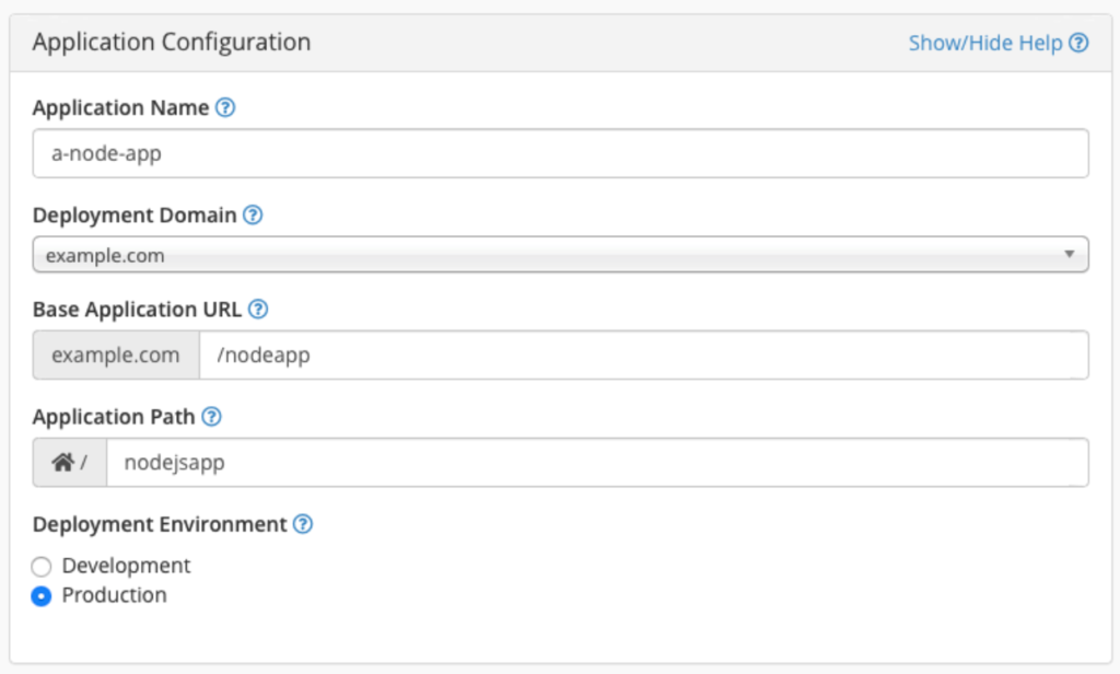 application-configuration