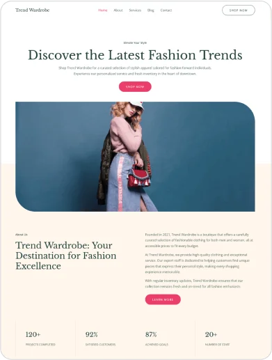 Trend Wardrobe | MilesWeb