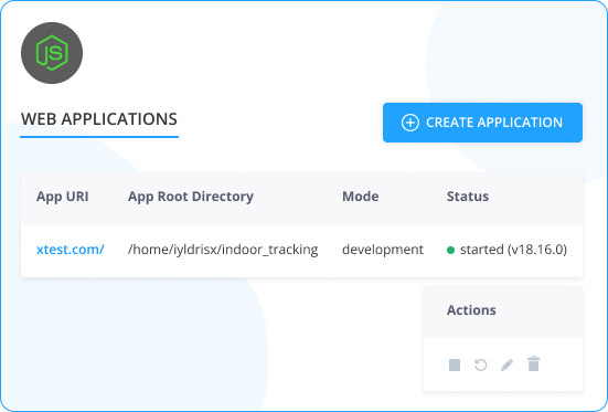 Create Node.js App in Few Clicks | MilesWeb UK