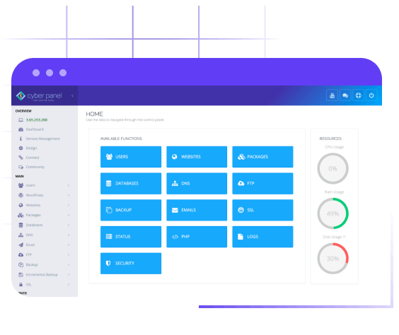 CyberPanel VPS Hosting | MilesWeb UK